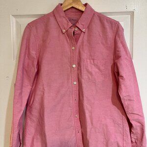 L.L. Bean pink button-down